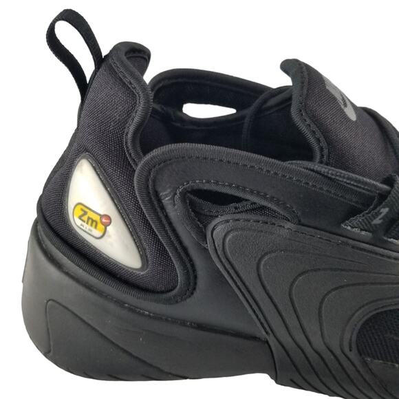 Nike Shoes Men's Size 8 Zoom 2K Black Running Lace Up Leath Fabric - Picture 9 of 15